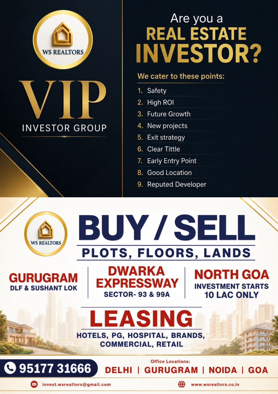 WS Realtors VIP investor group